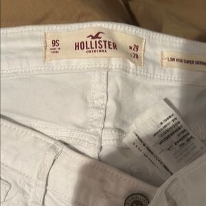 Hollister Women's White Jeans